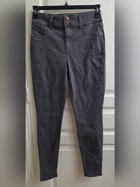 Maurices Dark Gray Skinny Jeans